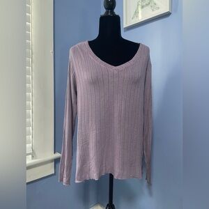 Mote size small purple cozy sweater